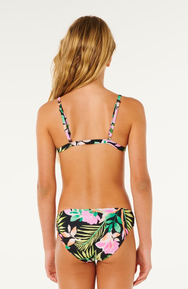 Rip Curl Kids' Molokai Two-Piece Swimsuit, Alternate, color, Black