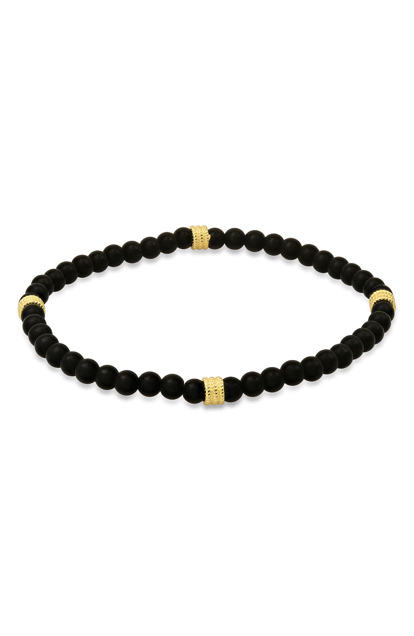 HMY JEWELRY Lava Bead Stretch Bracelet