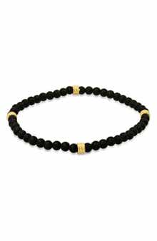 HMY JEWELRY Lava Bead Stretch Bracelet