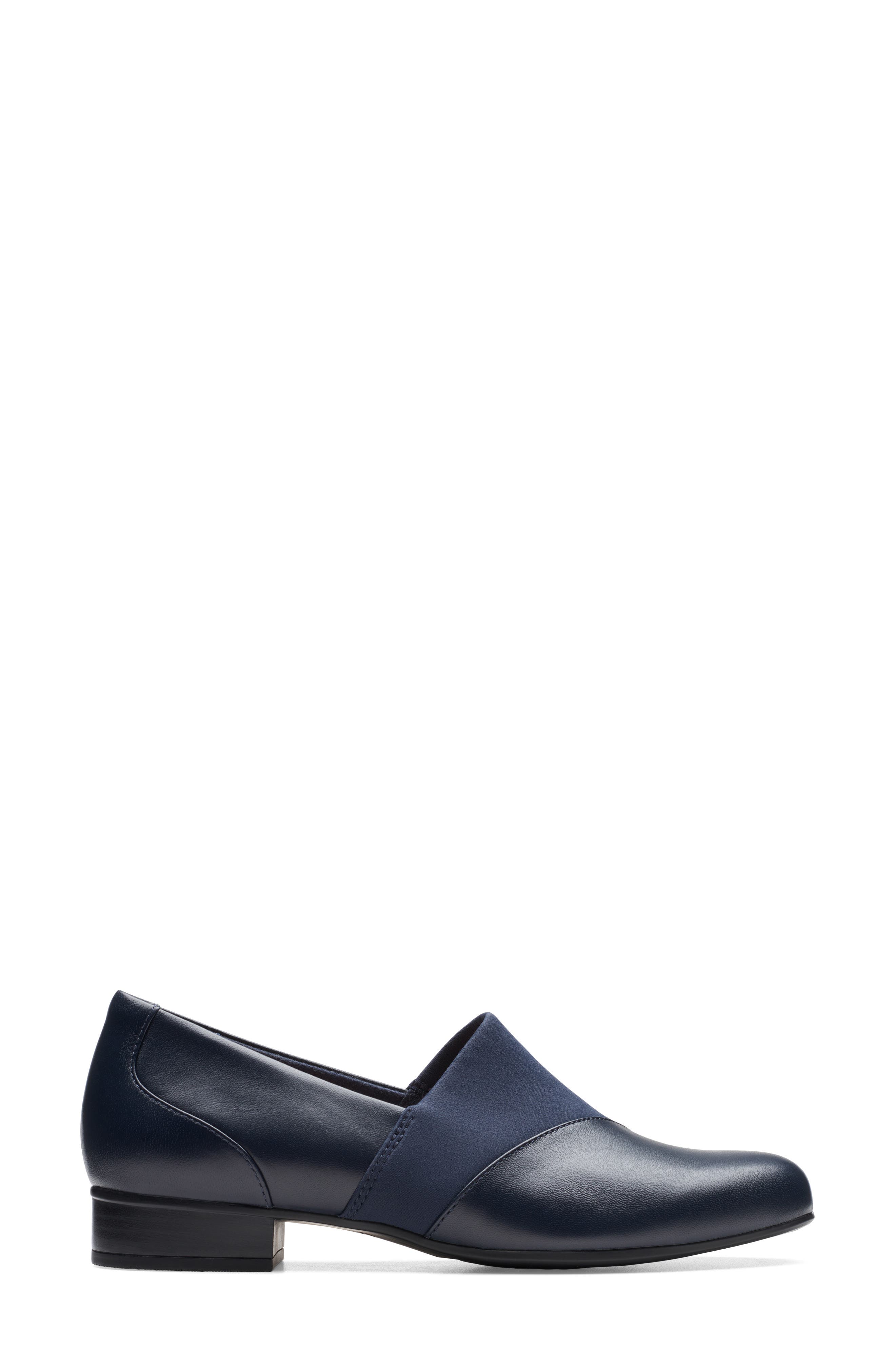 Juliet Gem Leather Loafer, Alternate, color, NAVY LEATHER