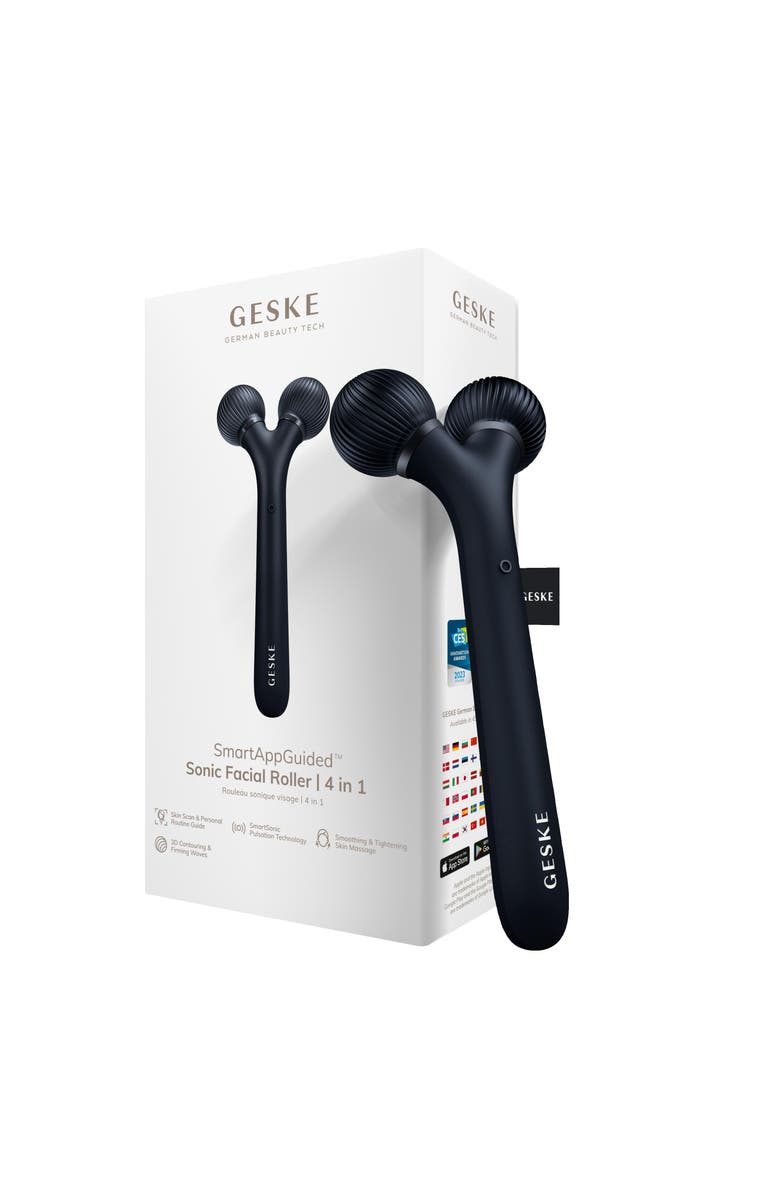 GESKE SmartAppGuided Sonic Facial Roller | 4 in 1, Main, color,
