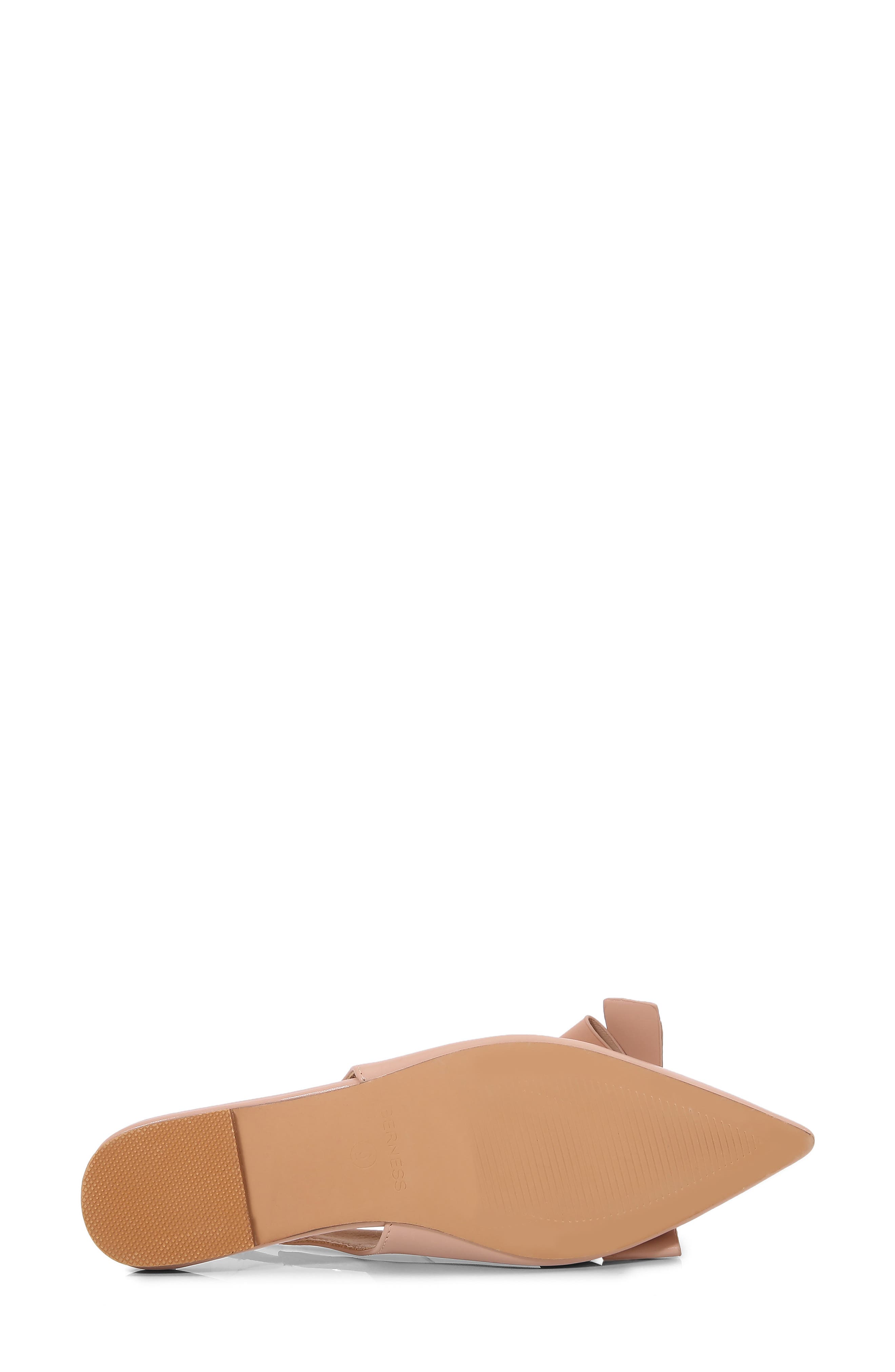 Cinnamon Bow Slingback Flat, Alternate, color, BEIGE