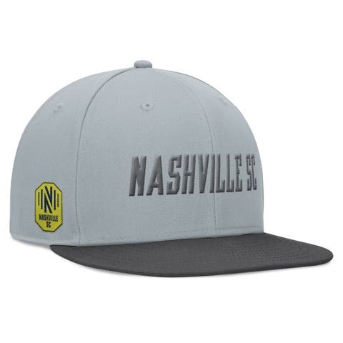 Men's Fanatics Branded Gray Nashville SC Smoke Snapback Hat