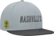 FANATICS Men's Fanatics Branded Gray Nashville SC Smoke Snapback Hat