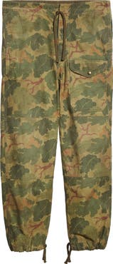 Double RL Ranger Camo Print Poplin Cargo Pants