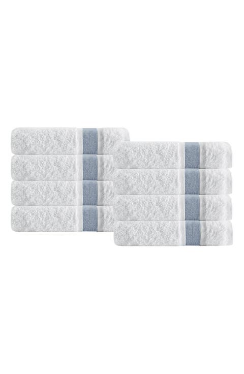 Set of 8 Turkish Cotton Wash Cloths