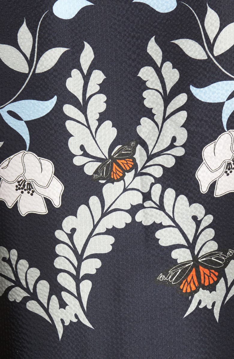 Ted Baker London Kyoto Gardens Silk Cape Scarf, Alternate, color, 