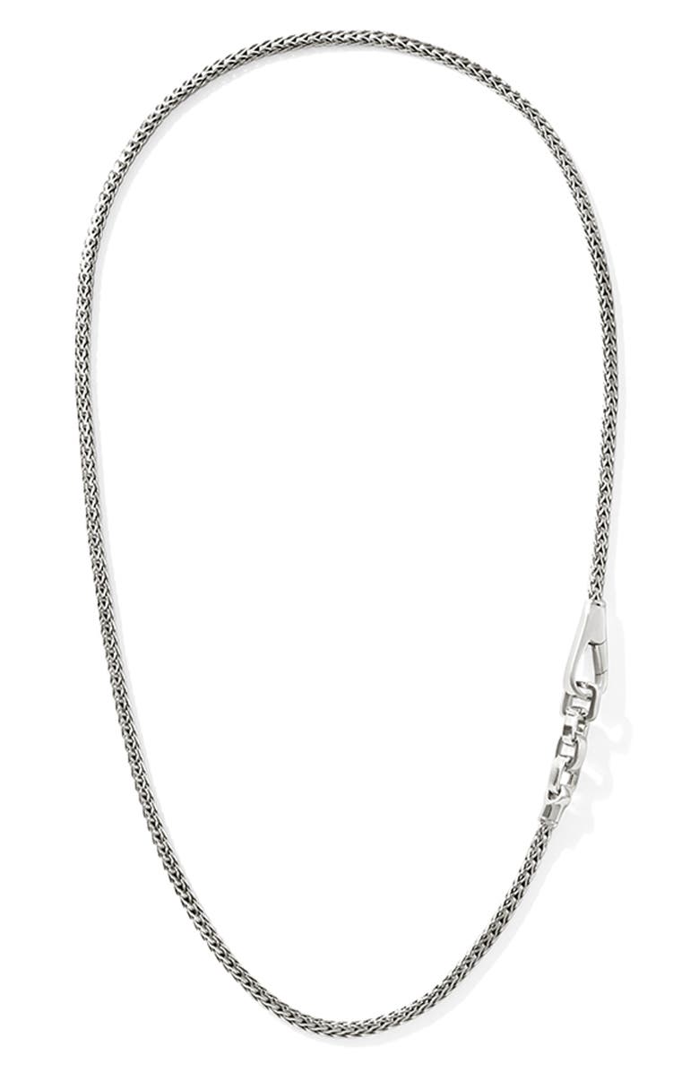 John Hardy Men's Slim Chain Necklace, Alternate, color, Silver