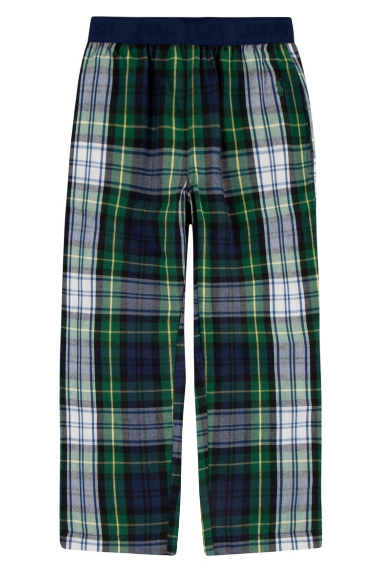 Kids' Plaid Sleep Pants, Main, color, WHITE GORDON PLAID