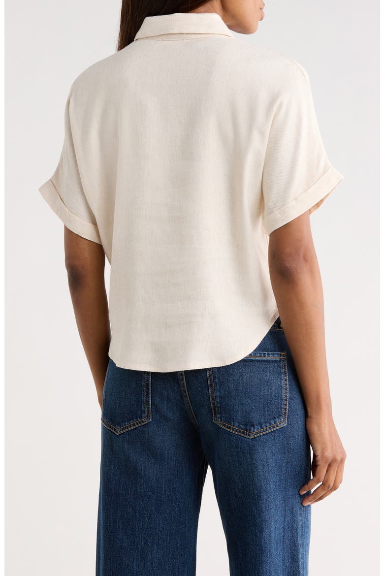 Candy's Woven Top, Alternate, color, BEIGE