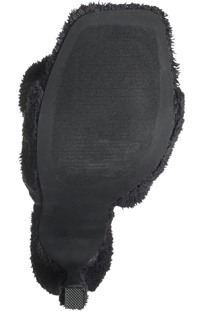 CHASE AND CHLOE Amelie Fleece Spike Sandal, Alternate, color,