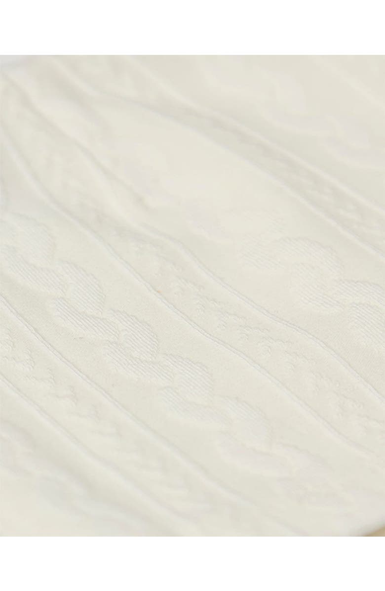 MiniMoi Cotton Jacquard Knit Beanie, Alternate, color, White