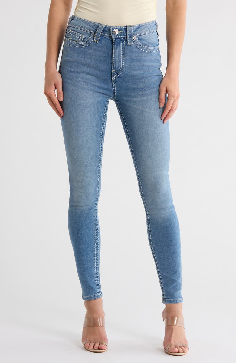 True Religion Halle Skinny Jeans, Main, color, Light Idyllic Wash