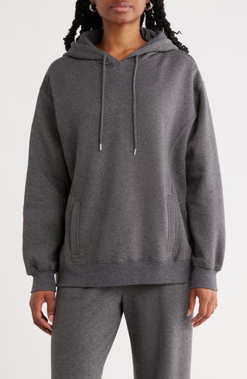 Abound Oversize Fleece Hoodie In Gray
