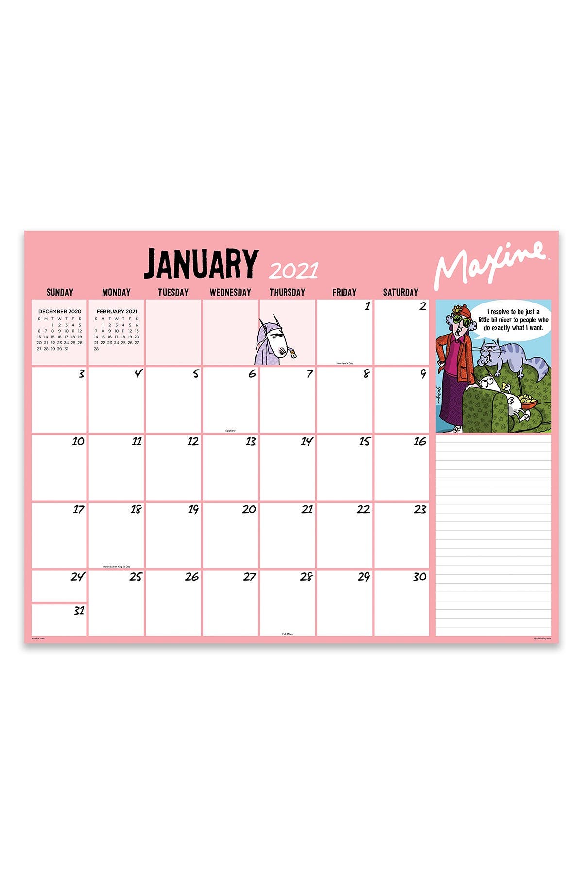 TF PUBLISHING 2021 Maxine Desk Pad Calendar | Nordstromrack
