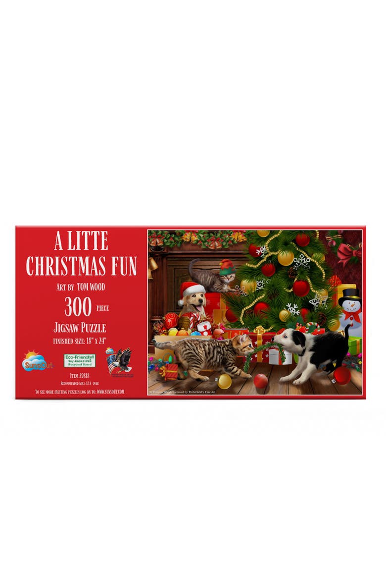 A Little Christmas Fun 300 piece Jigsaw Puzzle for Adults, Alternate, color, Multicolor