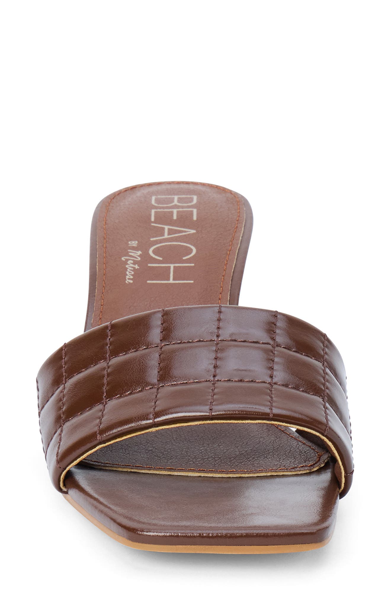 Rosana Kitten Heel Slide Sandal, Alternate, color, BROWN