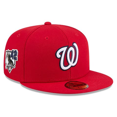 Men's New Era Red Washington Nationals 2026 Jackie Robinson Day 59FIFTY Fitted Hat