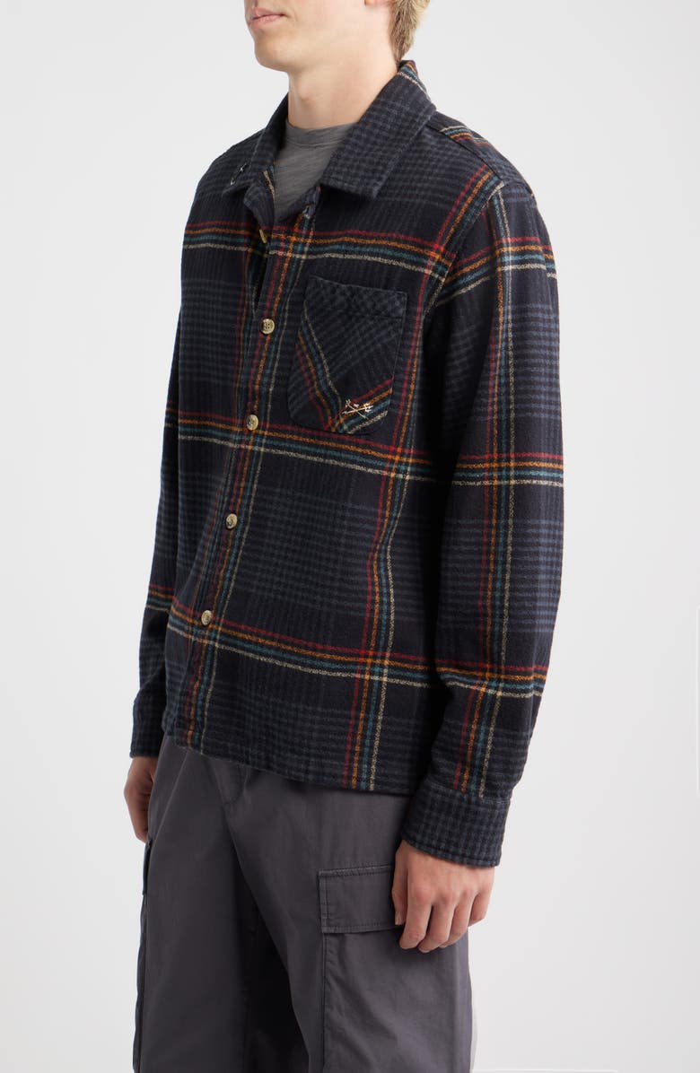 DARK SEAS Blanton Cotton Button-Up Shirt, Alternate, color, Black