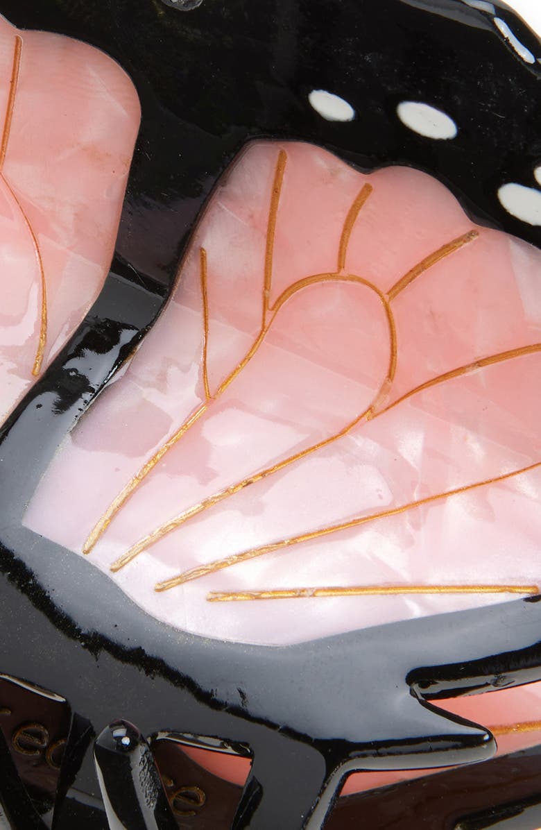 Solar Eclipse Monarch Hair Claw Clip, Alternate, color, Pink