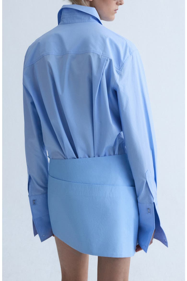 Straight Fit Poplin Shirt, Alternate, color, SKY BLUE