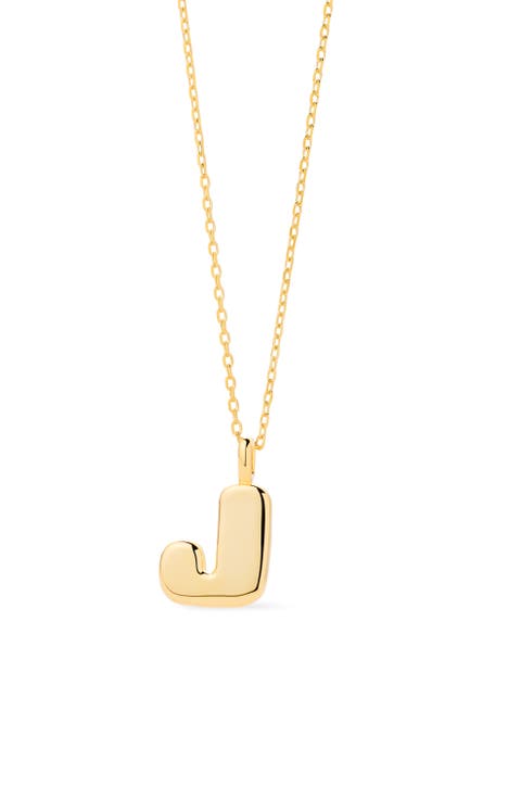 Letter Necklace - Bubble Letter Necklace