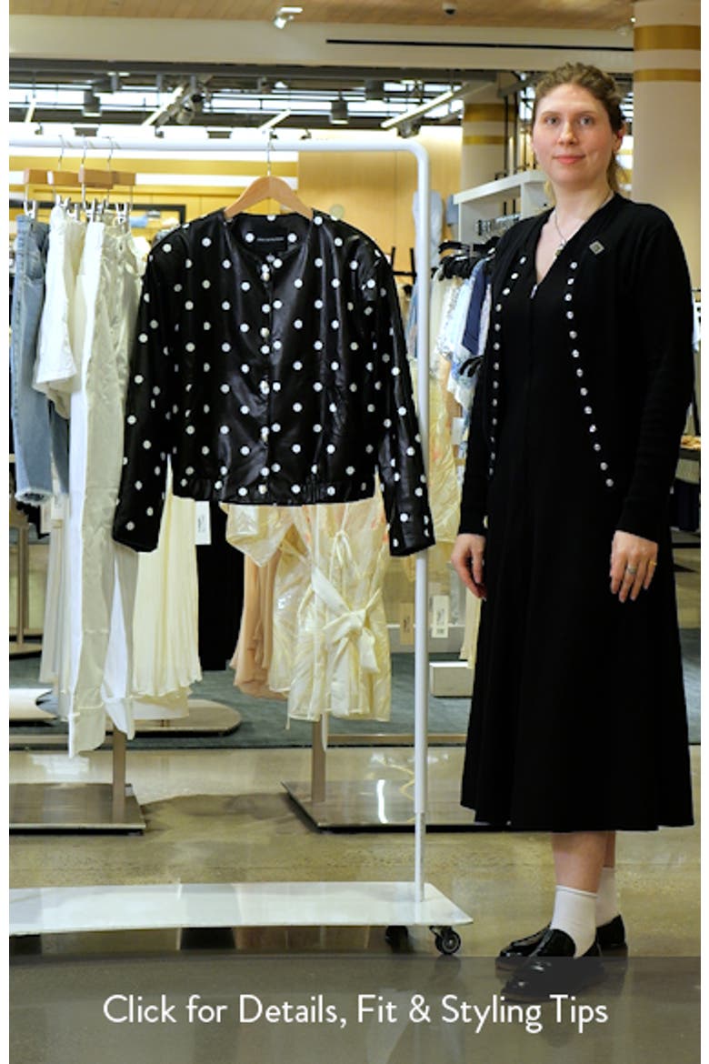 Polka Dot Faux Leather Jacket video