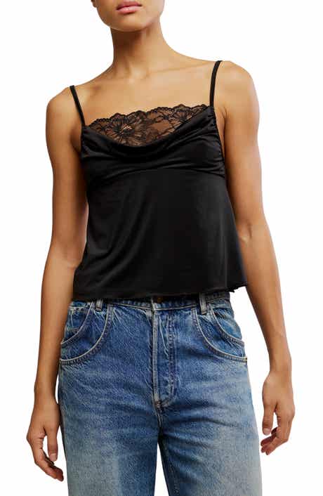 Free People Sophie Lace Trim Camisole