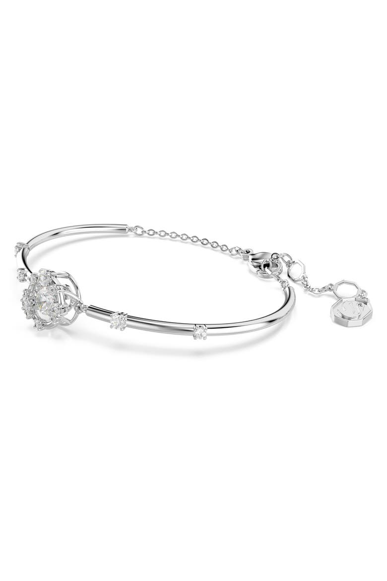 Constella Bangle Bracelet, Alternate, color, SILVER/ WHITE