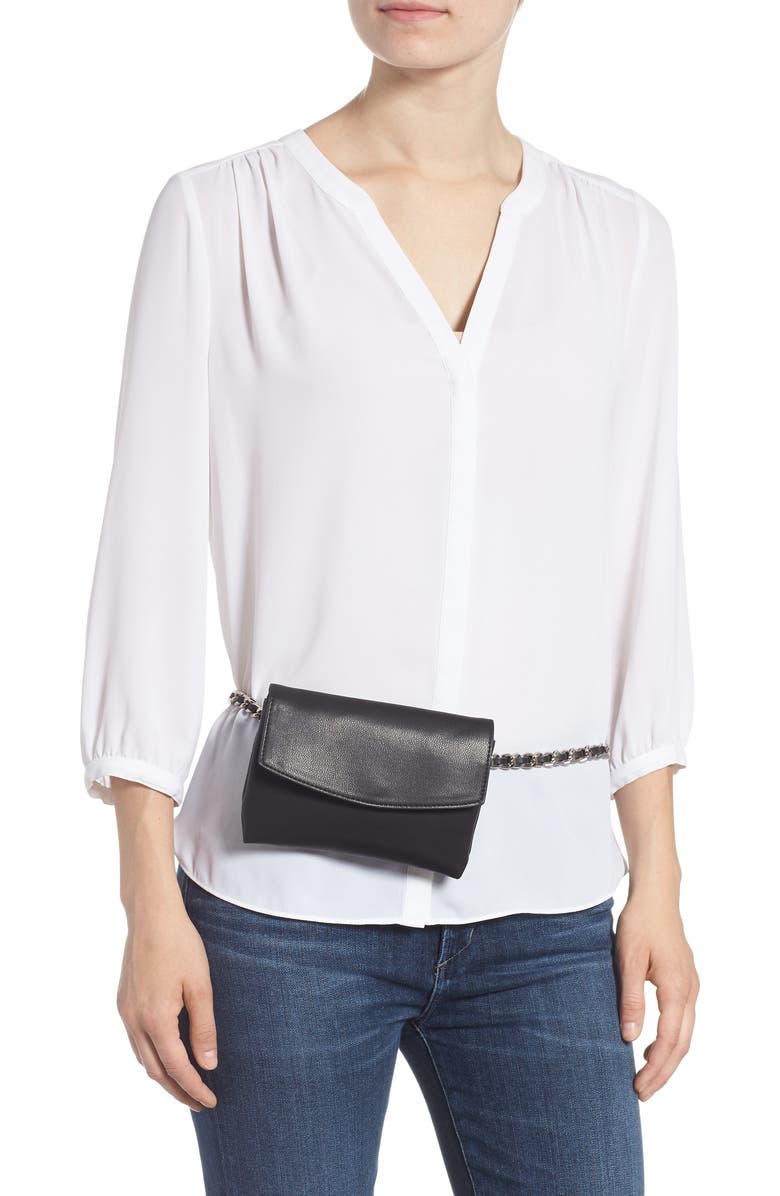Steve Madden Chain Belt Bag, Alternate, color,