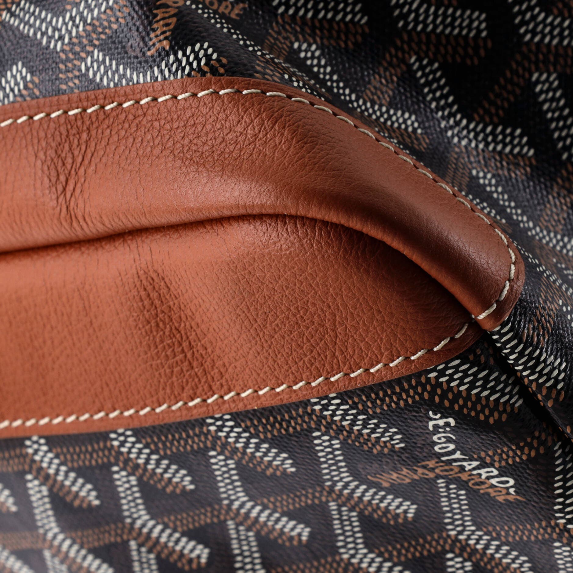Pre-Owned Goyard Artois Tote Coated Canvas GM, Alternate, color, Brown
