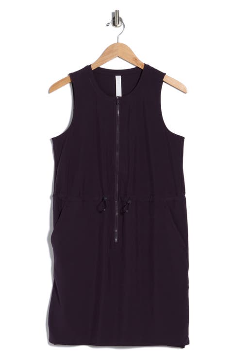 Venture Sleeveless Front Zip Utility Dress