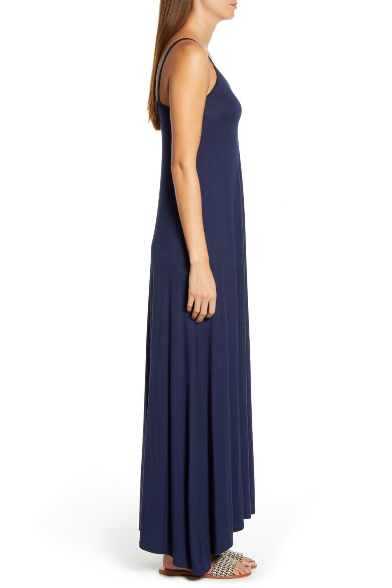 Maxi Dress, Alternate, color, NAVY