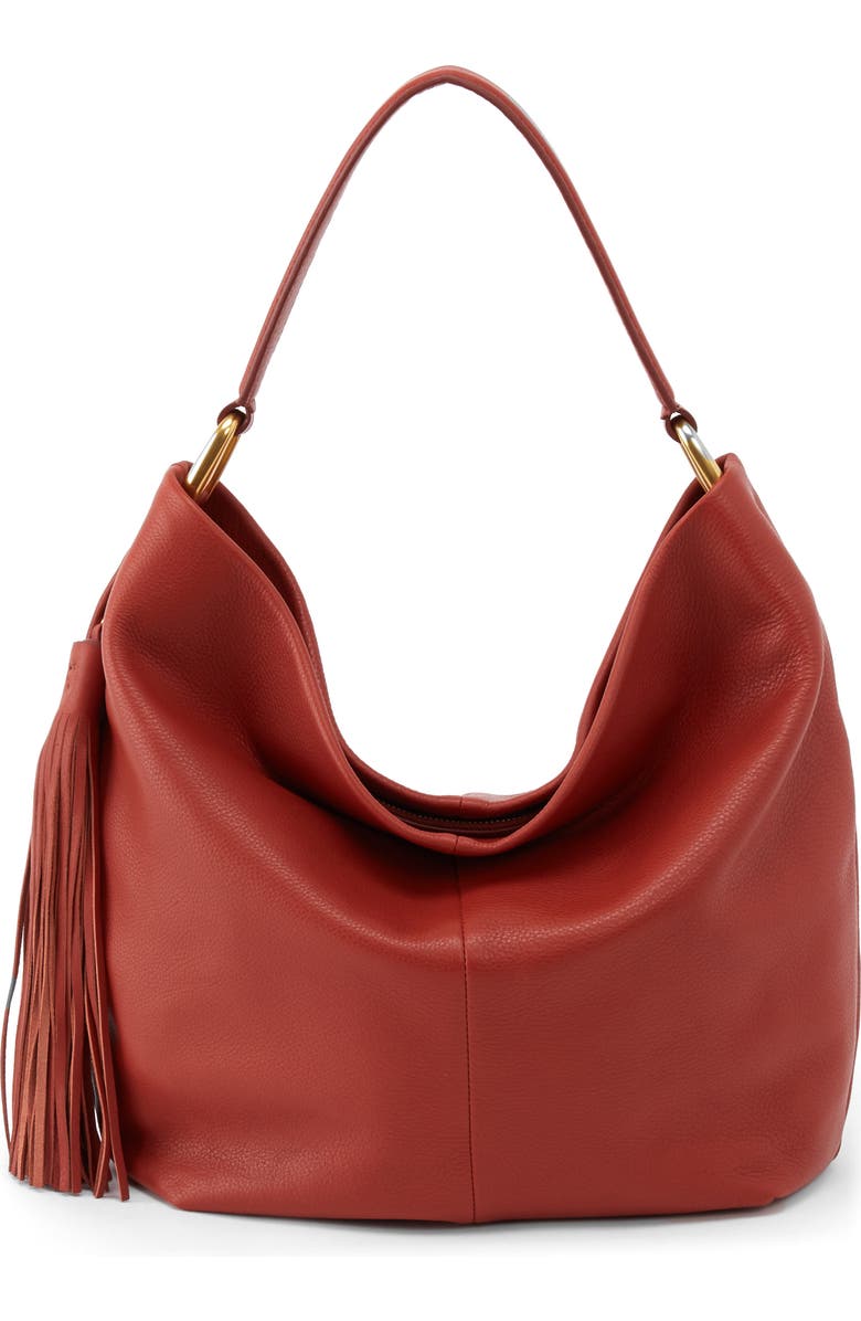 HOBO Meridian Leather Hobo, Main, color,