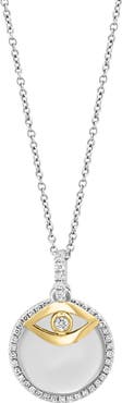 EFFY Evil Eye Diamond Pendant Necklace