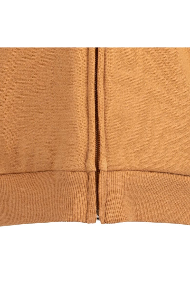 Fleece Zip-Up Hoodie, Alternate, color, Scooby Doo Brown