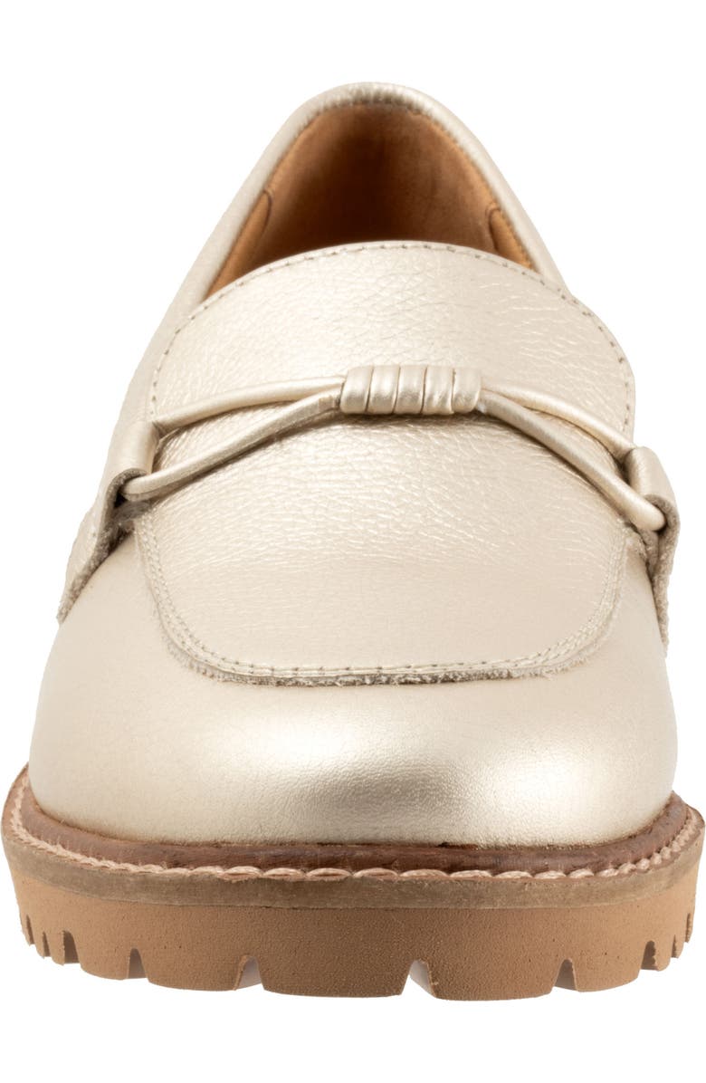 Trotters Fiora Loafer, Alternate, color, Champagne