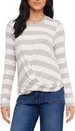 Karen Kane Drape Front Long Sleeve Top