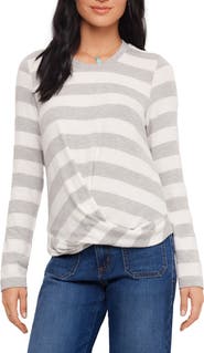 Karen Kane Drape Front Long Sleeve Top