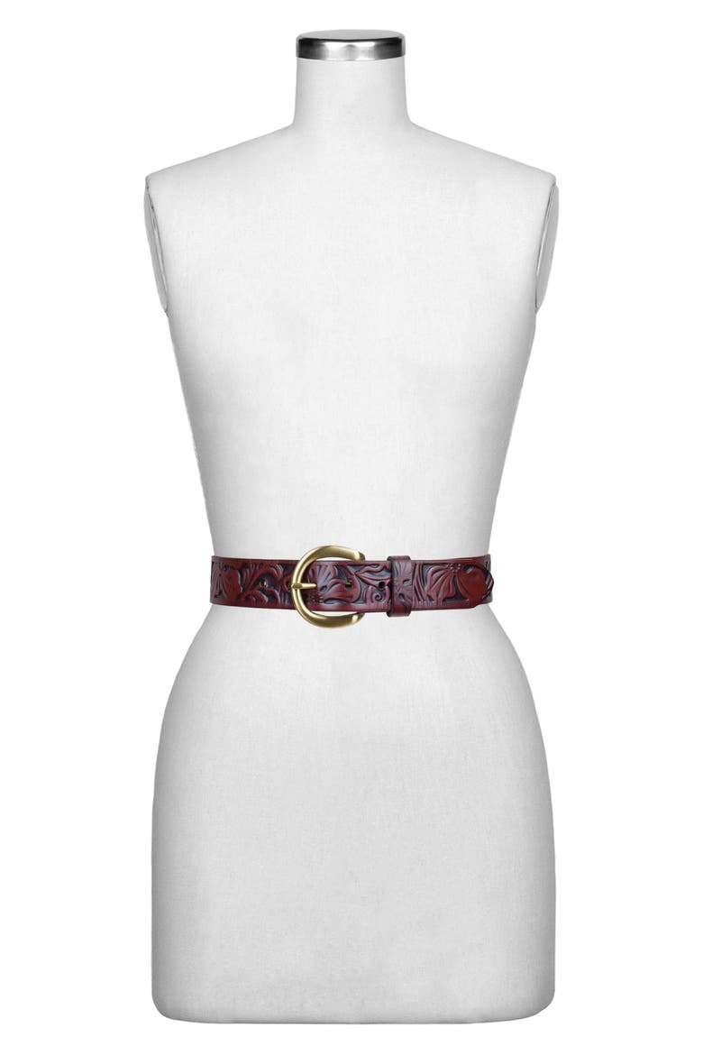 Baveno Leather Belt, Alternate, color, BRITISH TAN