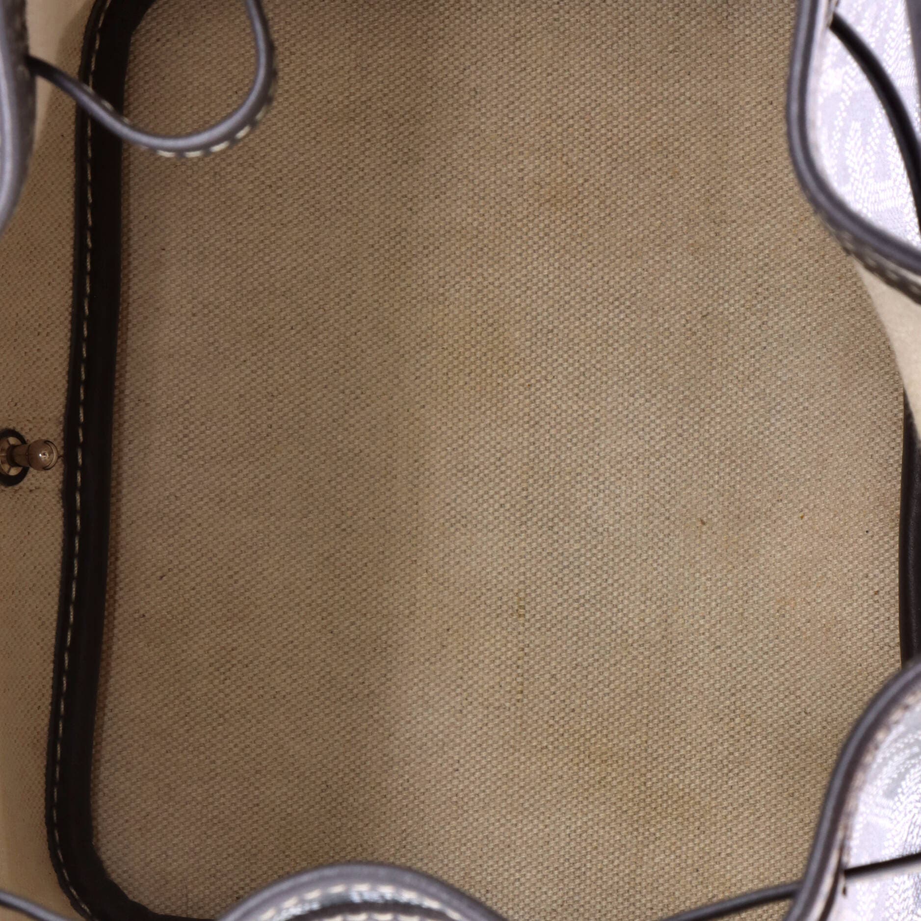 Petit Flot Bucket Bag Coated Canvas PM, Alternate, color, Grey