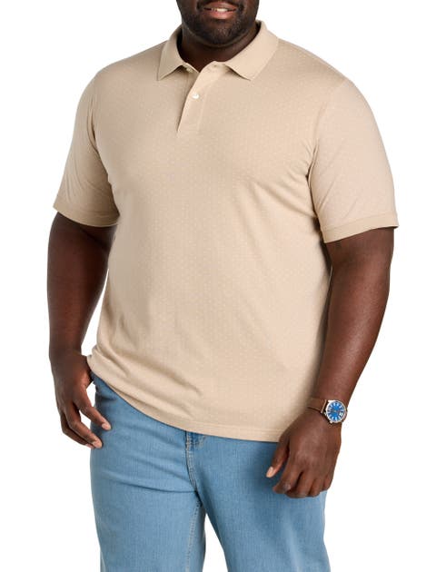 Big & Tall Pin Dot Printed Polo Shirt