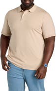 Harbor Bay by DXL Big & Tall Pin Dot Printed Polo Shirt