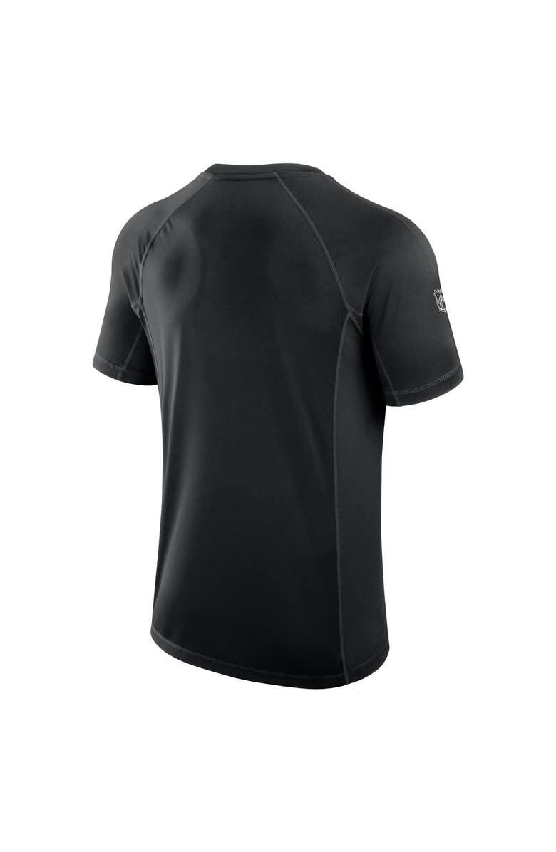 FANATICS Men's Fanatics Black Toronto Maple Leafs Authentic Pro Tech Raglan T-Shirt, Alternate, color, Black