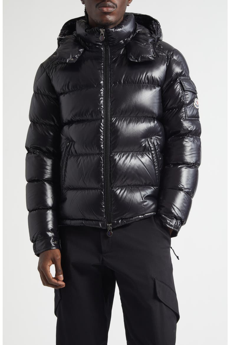 Maya Lacquered Nylon Down Jacket (Men) | Nordstrom