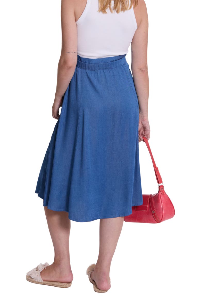 Cache Coeur Dallas Maternity Skirt, Alternate, color, Mid Blue