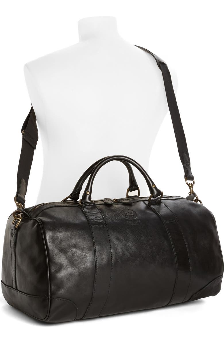 Polo Ralph Lauren Leather Gym Bag, Alternate, color,