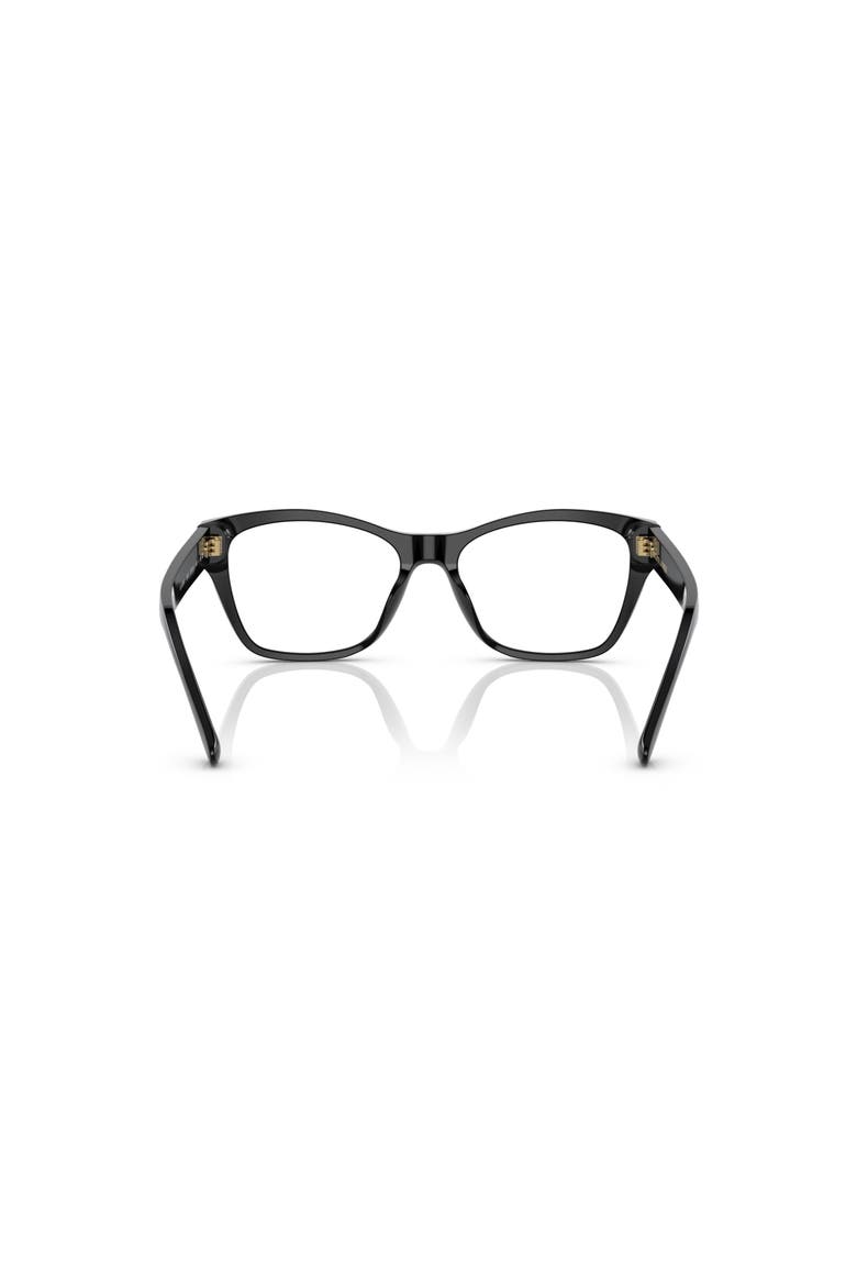 53mm Rectangle optical glasses, Alternate, color, Black
