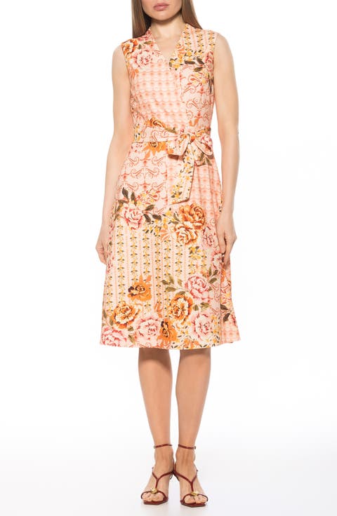 Dane Tie Waist Midi Dress