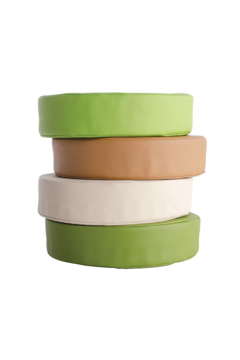 Washable Wicker Poufs - Set of 4, Alternate, color, Multicolored